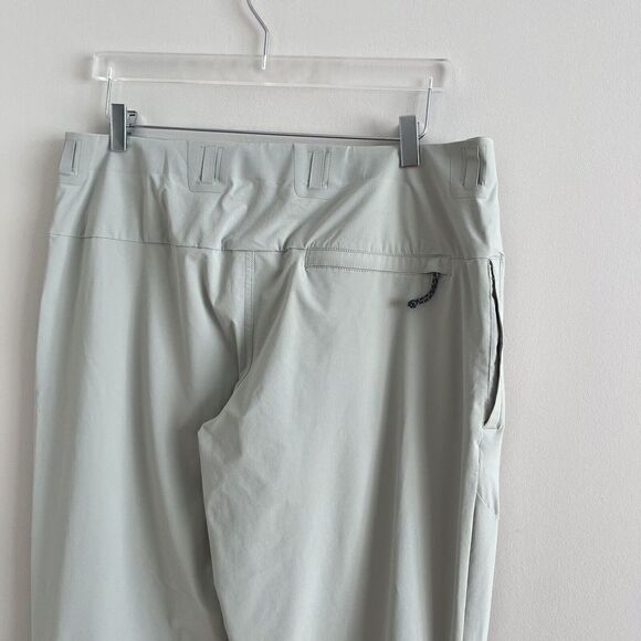 Mountain Hardware Hiking Outdoor Pants cinch bottom Mint Green Size 14 - Picture 11 of 15